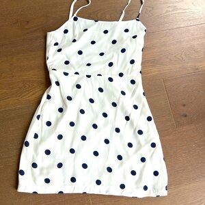 Wilfred size 4 mini polka dot dress